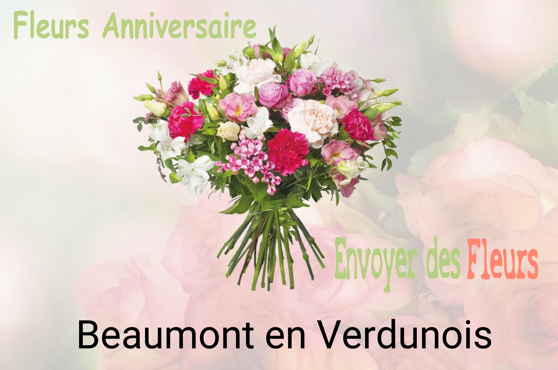 Bouquet de fleurs d’anniversaire livré à Beaumont-en-Verdunois