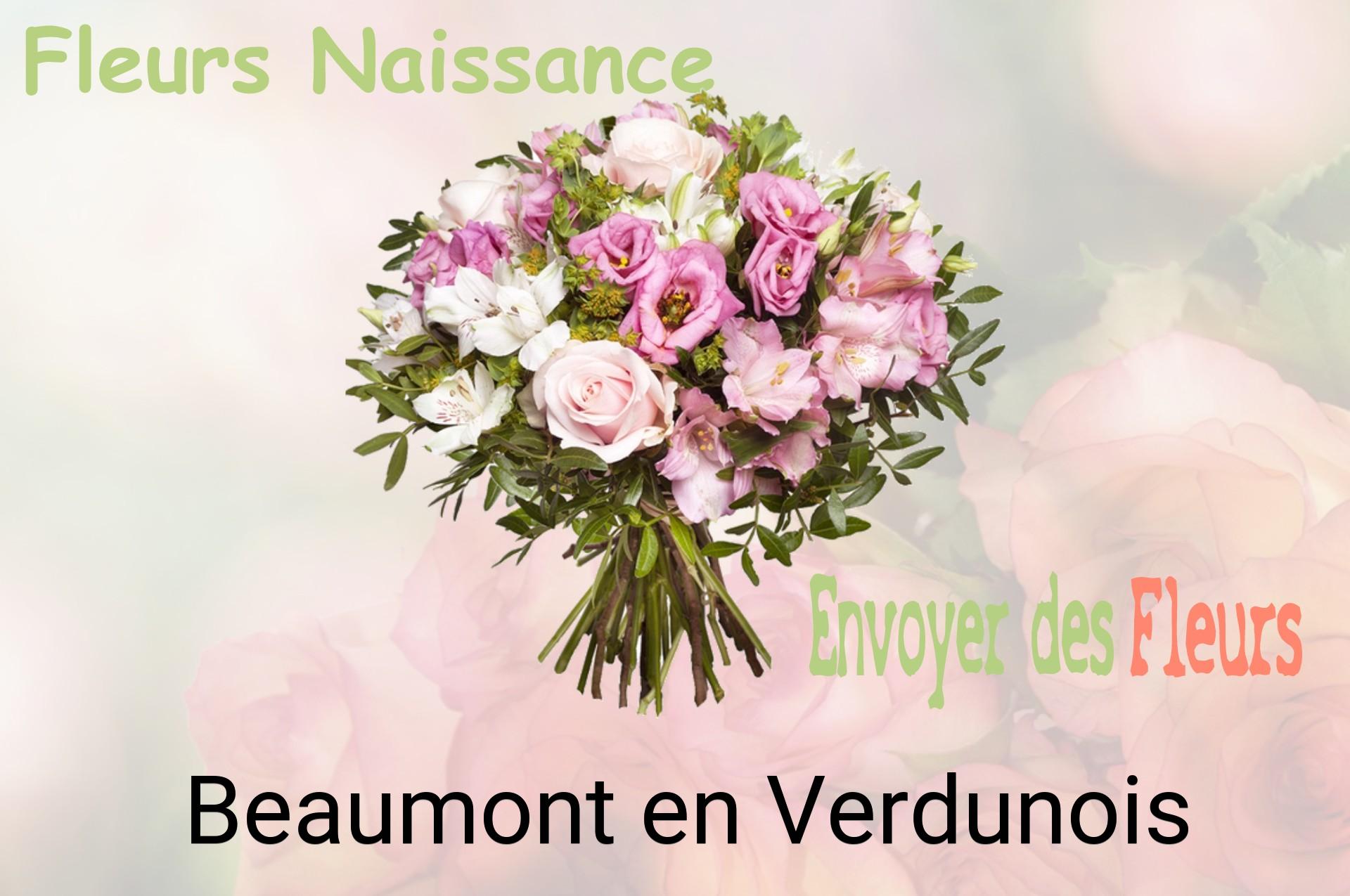 Bouquet de fleurs de naissance livré à Beaumont-en-Verdunois